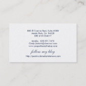 カスタムな不動産仲介業者カード 名刺 (裏面)