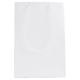 カスタムな中型の光沢のあるギフトバッグのブランクのテンプレート ミディアムペーパーバッグ