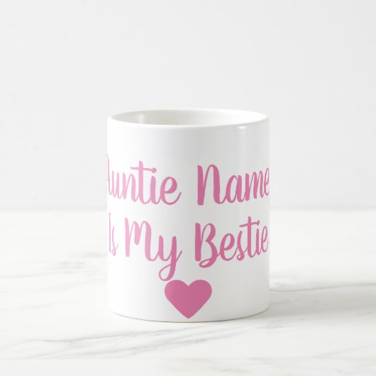 カスタムな伯母さんIs My Bestie Mug コーヒーマグカップ (中央)