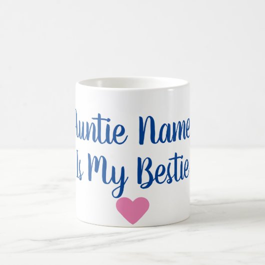 カスタムな伯母さんIs My Bestie Mug コーヒーマグカップ (中央)