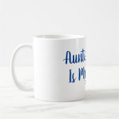 カスタムな伯母さんIs My Bestie Mug コーヒーマグカップ (左)
