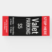 カスタムな係員付き駐車サービス 横断幕 (横)