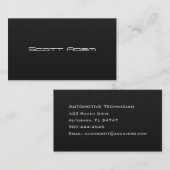 カスタムな六角形の蜜蜂の巣カーボン繊維 名刺 (正面/裏面)