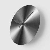 カスタムな円形のステンレス鋼の一見の時計 ラウンド壁時計 (傾斜)
