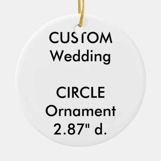 カスタムな円形の陶磁器のぶら下がったなオーナメントの装飾 セラミックオーナメント (正面)