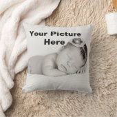 カスタムな写真あなたの上等のパーソナライズなベビーの枕 クッション (ブランケット)