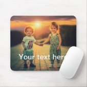 カスタムな写真および文字 マウスパッド (マウス)
