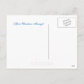 カスタムな写真が付いているクリスマスの休日の挨拶状 シーズンポストカード (裏面)