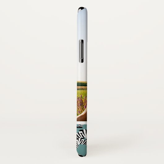 カスタムな写真のシマウマパターン Case-Mate iPhoneケース (裏面/右)