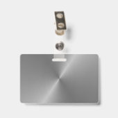 カスタムな写真のバッジの名札のテンプレート バッジ (裏面 （クリップ付）)