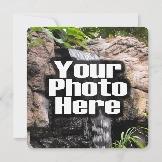 カスタムな写真のフルカラーのパーソナライズ 招待状 (正面)