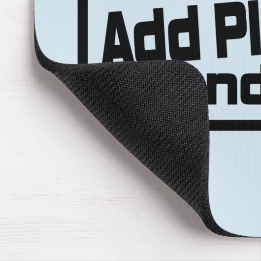 カスタムな写真のマウスパッド- Picを、加えます文字をアップロードして下さい! マウスパッド (コーナー)