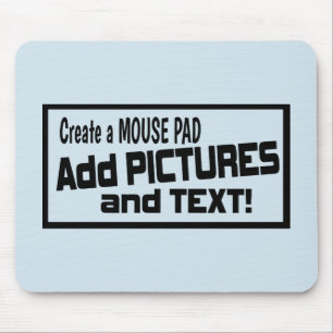 カスタムな写真のマウスパッド- Picを、加えます文字をアップロードして マウスパッド