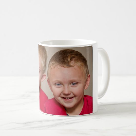 カスタムな写真のマグ コーヒーマグカップ (正面右)