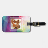 カスタムな写真のモダンなデザイン ラゲッジタグ (正面横)