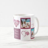 カスタムな写真の幸せな母の日の白くクラシックなマグ コーヒーマグカップ (正面右)