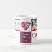 カスタムな写真の幸せな母の日の白くクラシックなマグ コーヒーマグカップ (中央)