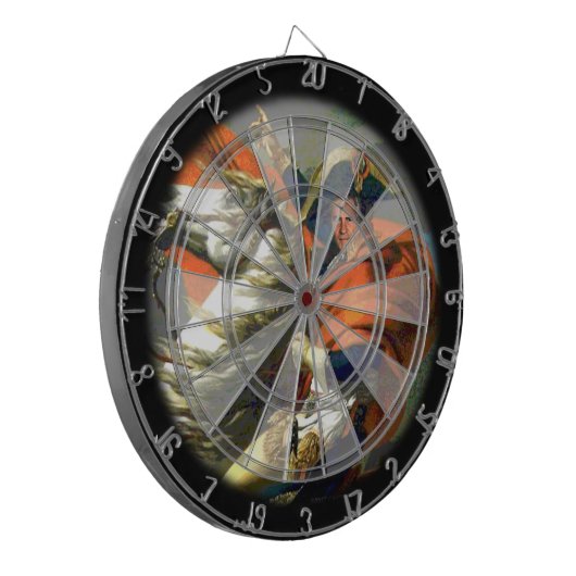 カスタムな写真の投げ矢板 ダーツボード (正面左)