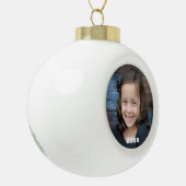 カスタムな写真の球のオーナメント セラミックボールオーナメント (左)