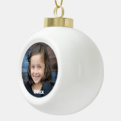 カスタムな写真の球のオーナメント セラミックボールオーナメント (右)