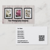 カスタムな写真の画廊の名刺 名刺 (正面/裏面)