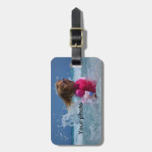 カスタムな写真の荷物のラベル ラゲッジタグ (正面縦)