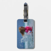 カスタムな写真の荷物のラベル ラゲッジタグ (裏面縦)