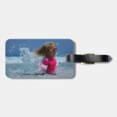 カスタムな写真の荷物のラベル ラゲッジタグ (裏面横)