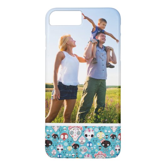 カスタムな写真の質の笑うスカル Case-Mate iPhoneケース (裏面)