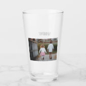 カスタムな写真の飲むガラス タンブラーグラス (正面)