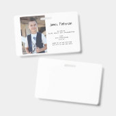 カスタムな写真はアレルギー注意深いICOEの警告のバッジをからかいます バッジ (正面＆裏面)