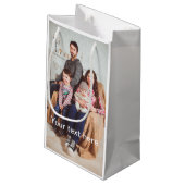 カスタムな写真や文字 スモールペーパーバッグ (裏面アングル)