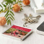 カスタムな写真フレーム大きい優れたKeychain キーホルダー (側面)