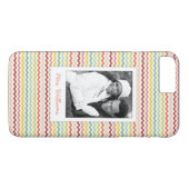 カスタムな写真及びシェブロン一流のパターン4 Case-Mate iPhoneケース (裏面(横))