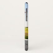 カスタムな写真及びモノグラムの幾何学的な点検された質 Case-Mate iPhoneケース (裏面/左)