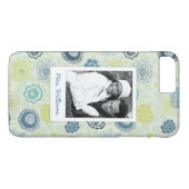 カスタムな写真及び一流のスタイリッシュな花パターン Case-Mate iPhoneケース (裏面(横))