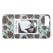 カスタムな写真及び一流の花パターン3 Case-Mate iPhoneケース (裏面(横))