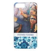 カスタムな写真及び文字の波の花のハイビスカスパターン Case-Mate iPhoneケース (裏面)