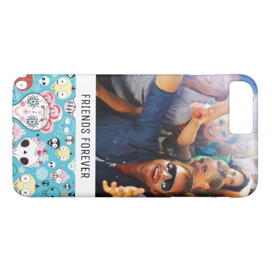 カスタムな写真及び文字の質の笑うスカル Case-Mate iPhoneケース (裏面(横))