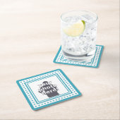 カスタムな写真及び色のコースター スクエアペーパーコースター (インサイチュ)