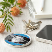 カスタムな写真大きい優れたKeychain キーホルダー (側面)