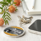 カスタムな写真大きい優れたKeychain キーホルダー (側面)