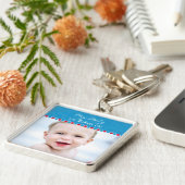 カスタムな写真大きい優れたKeychain キーホルダー (側面)