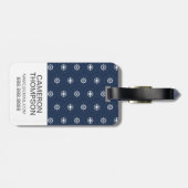 カスタムな写真海上用具パターン ラゲッジタグ (裏面横)