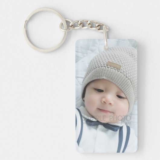 カスタムな写真 キーホルダー (正面)