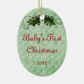 カスタムな写真 セラミックオーナメント (裏面)