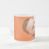 カスタムな写真 フロストグラスマグカップ (正面左)