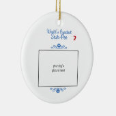 カスタムな写真! 世界の最も素晴らしいシーズー(犬)Poo セラミックオーナメント (右)