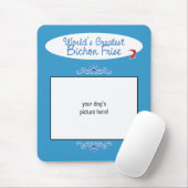 カスタムな写真! 世界最も素晴らしいBichon Frise マウスパッド (マウス)