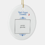 カスタムな写真! 世界最も素晴らしいSchnoodle セラミックオーナメント (右)